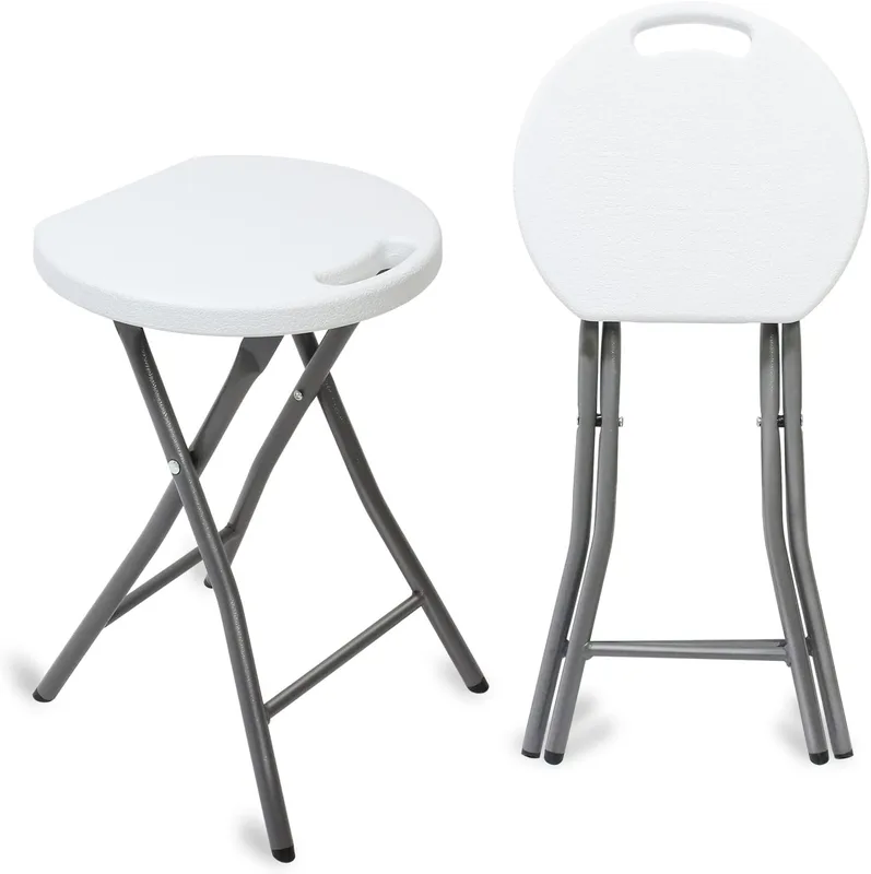 Folding stools, set of 2, 300 kg