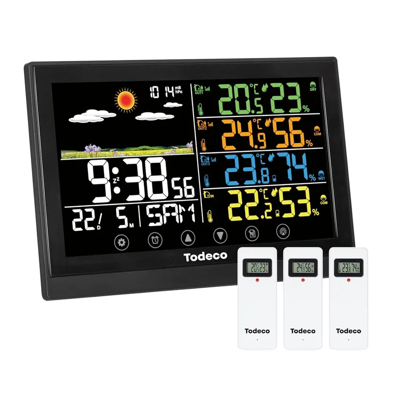 Weather station with 3 sensors